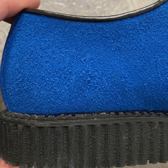 Demonia Blue Suede Creepers - Picture 6 of 8